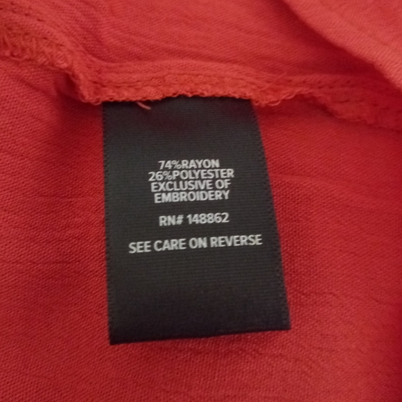 Torrid: Women's Blouse "Baked Apple"​​ 1/1X - Picture 5 of 9